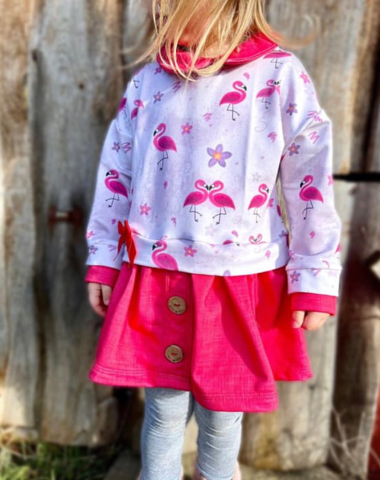 Flamingo Stoff Eigenproduktion Dauervorbestellung